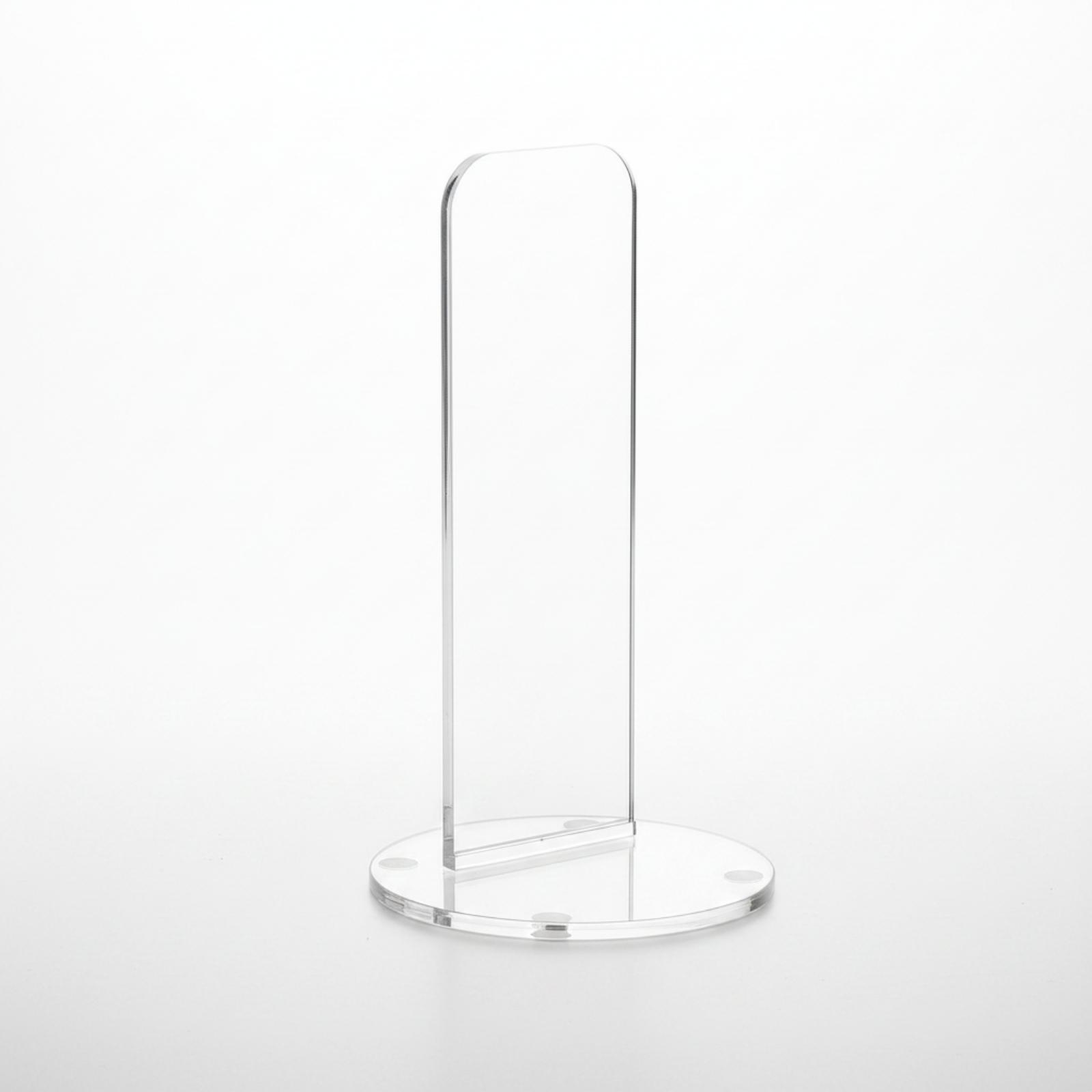 Home Gym Minimalist - Stand Pajangan Sarung Tinju Transparan, Penyangga