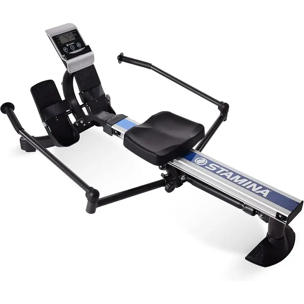 Home Gym Rowing Machine - Mesin Dayung Hidrolik, Resistensi 250 lbs,