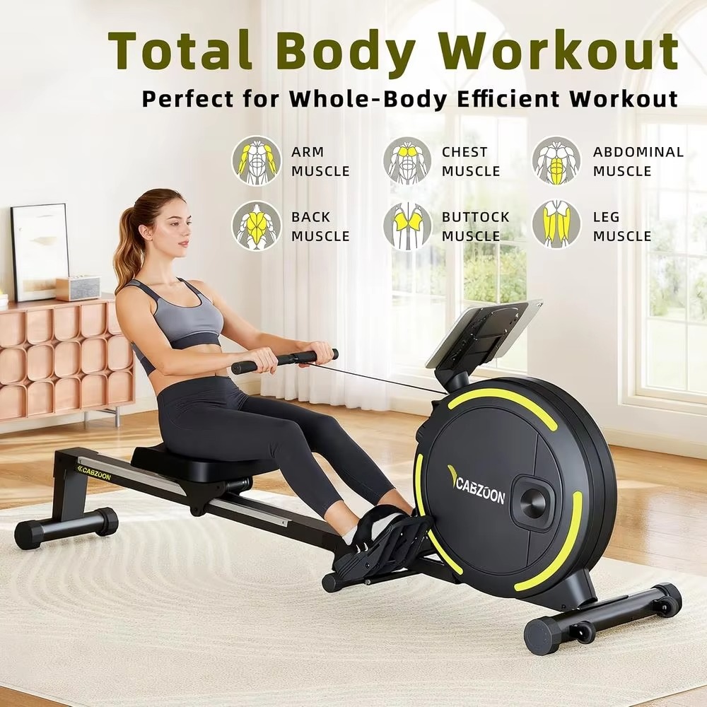 Mesin Dayung Magnetik Senyap K - Home Gym Rowing Machine ulasan dan harga