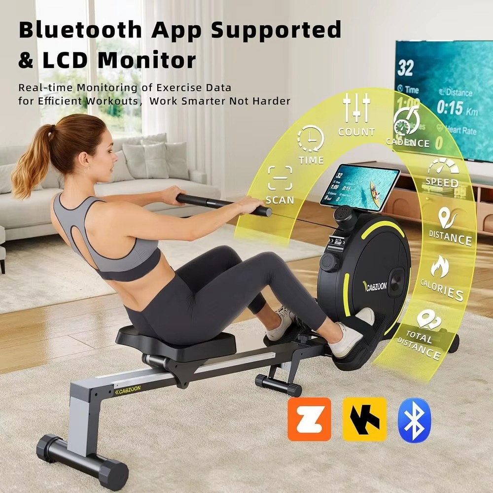 Mesin Dayung Magnetik Senyap K - Home Gym Rowing Machine ulasan dan harga