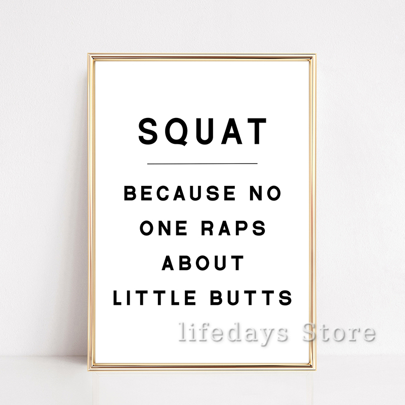 Fitness Work Out poster kutipa - Home Gym Minimalist ulasan dan harga