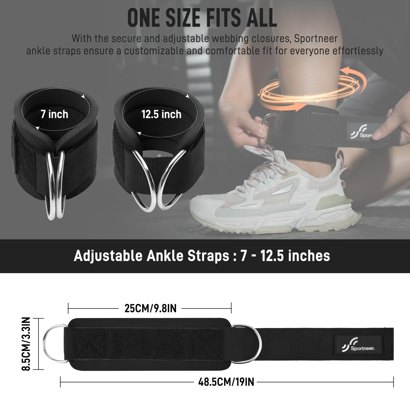 Sportneer Tali Pergelangan Kak - Home Gym Mma ulasan dan harga