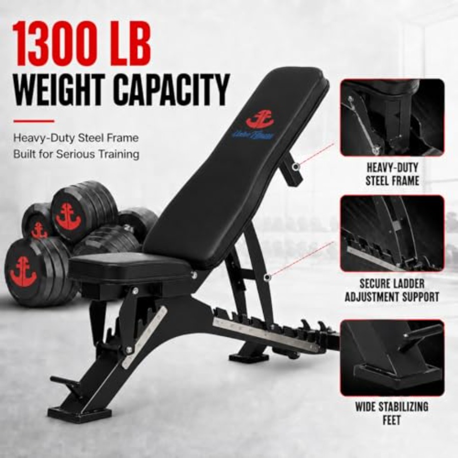 Bangku Latihan yang Dapat Dise - Home Gym Bench ulasan dan harga