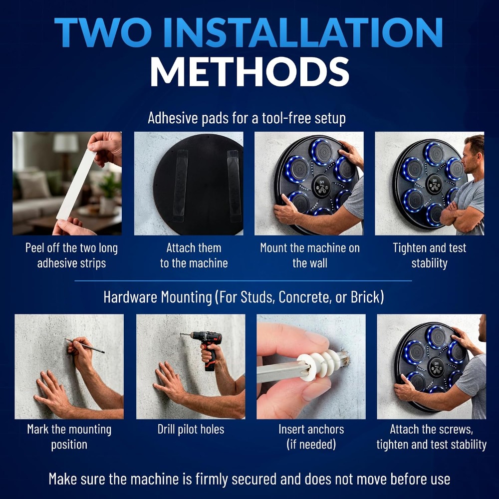 Mesin Tinju Musik Pintar denga - Home Gym Usa ulasan dan harga