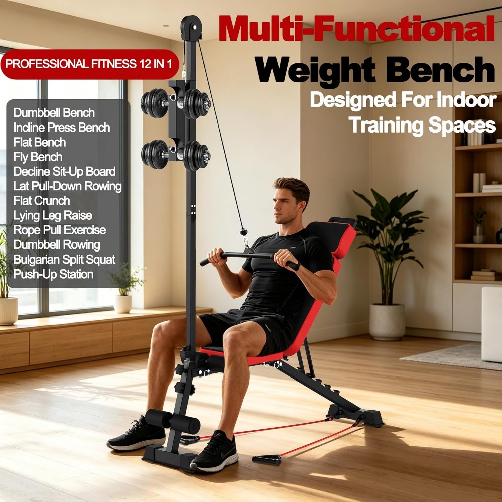 Bangku Angkat Beban Multi-Fung - Home Gym Bench ulasan dan harga