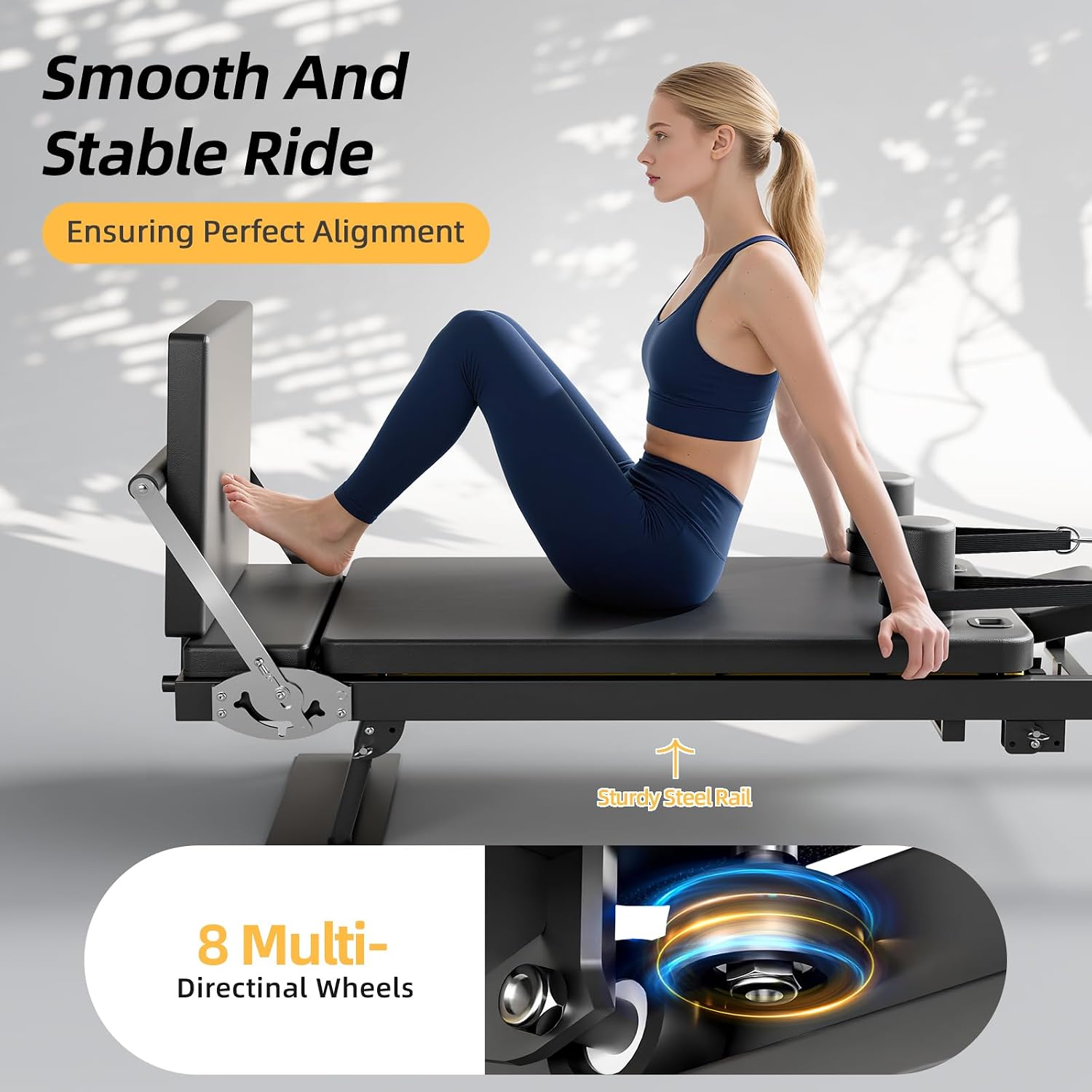Mesin Pilates Reformer Lipat,  - Home Gym Minimalist ulasan dan harga