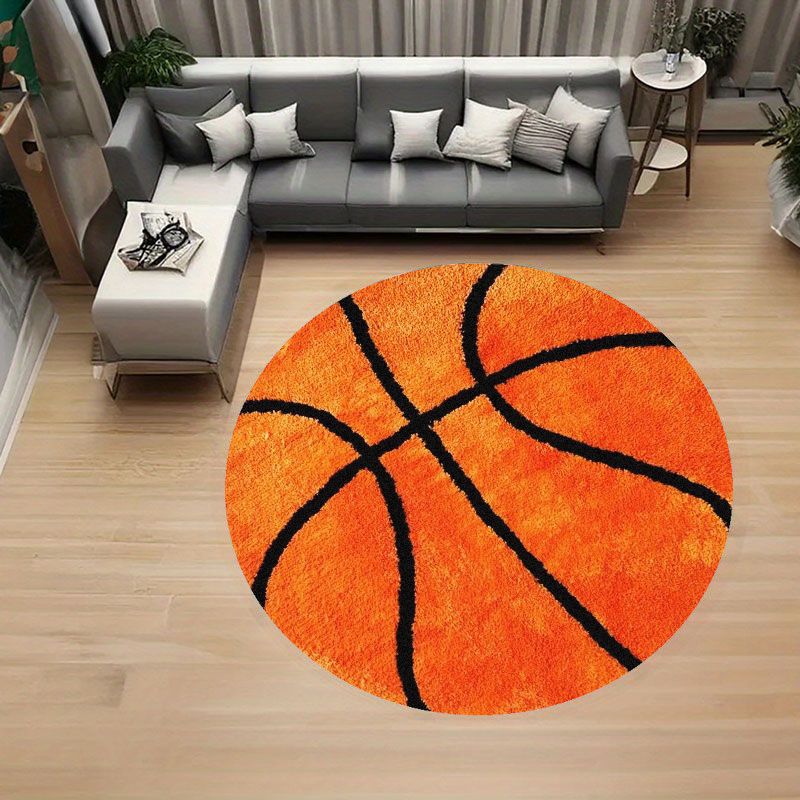 Karpet Bulat Pola Bola Basket  - Home Gym Mma ulasan dan harga