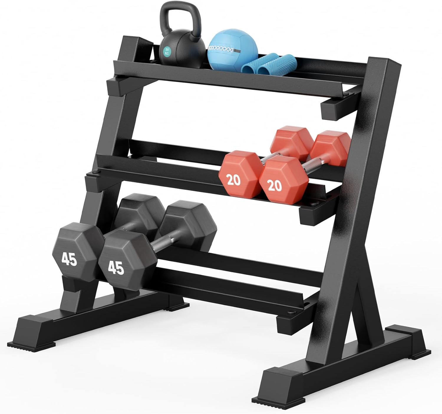 Rak Dumbbell Home Gym, 3 & 5 T - Home Gym Usa ulasan dan harga